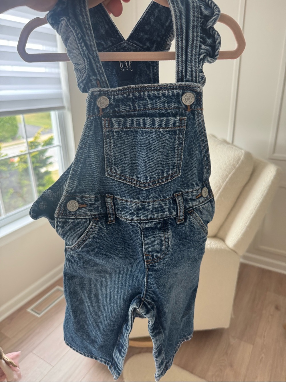 GAP Denim Blue Toddler Overalls One-Piece
